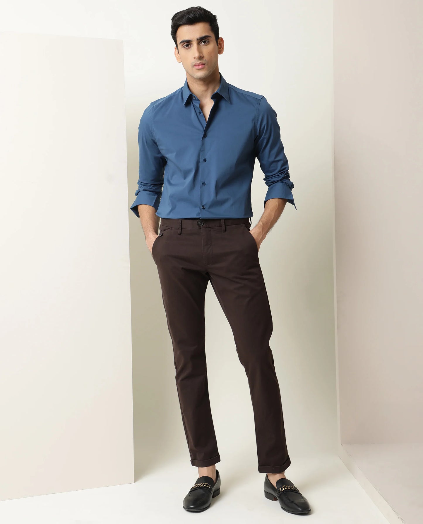 PLAIN SHIRT BENEDICT - BLUE