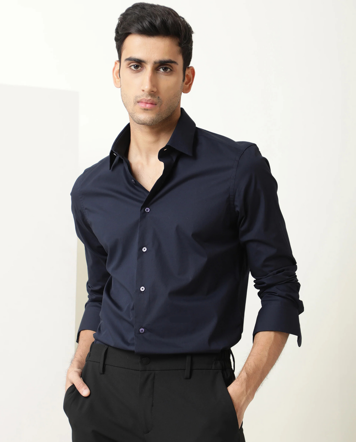 PLAIN SHIRT BENEDICT - DARK NAVY