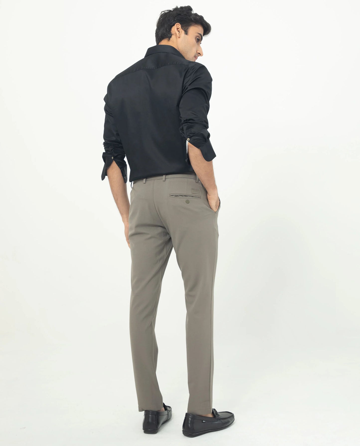 PLAIN SHIRT BENEDICT - BLACK