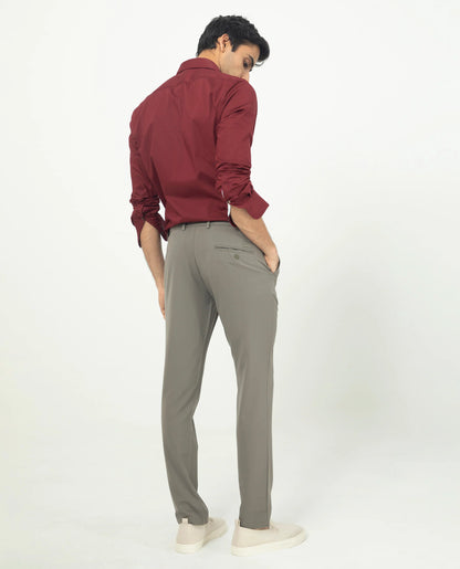 PLAIN SHIRT BENEDICT -  MAROON